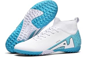 Kmrlofiy Męskie buty do piłki nożnej, High Top Spike Cleats, profesjonalne buty do piłki nożnej, atletyka, buty sportowe, buty sportowe