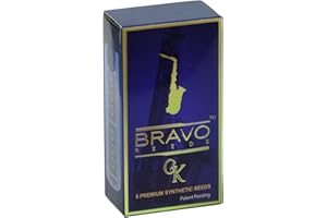 BRAVO! Bravo Synthetic Reeds for Alto Saxophone - Strength 2.5, Model BR-AS25