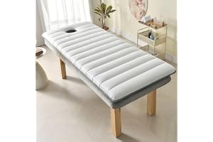 White 6cm,S 70×185cm,Memory Foam Madrass Topper för Massage Bed lash bed topper hög densitet med ansiktshål och elastiska remmar Komfort och stöd Lash Bed kudde för skönhetssalong