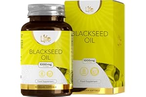 ‎L1FE NUTRITION LN Black Cumin Oil | 90 High Dose Black Cumin Oil Capsules - 1000 mg Black Seed Oil per Serving | Soft Capsules for Better Absorption | GMO, Gluten and Allergen Free | Made in the UK