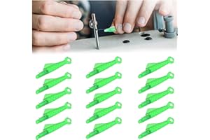 iCovalescent 15 Pezzi Infila Ago, Infila Ago in Plastica, Infila Ago per Macchina da Cucire a Bocca di Pesce, per Macchina da Cucire, Cucire(Verde)