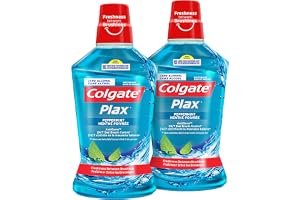 Colgate Plax Peppermint Mint Mouthwash, 500 ml (Pack of 2)