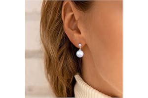 Inateannal Orecchiette Vintage CZ Smeraldo con Scintillio di Cristallo - Joyería da Sposa per Donne e Ragazze