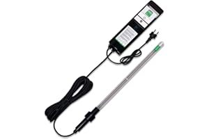 WAGNER GREEN ALLES FÜR DEN GARTENTEICH Wagner Green UVC Immersion Spotlight 3-Piece Kit with Operating Hour Counter, UVC Pond Clarifier Lamp for Garden Pond Koi Pond Filter for Sterilization and Algae Killer (40 Watt 3-Piece Kit)