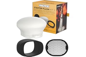 MagMod Starter Flash Kit 2,Kamera Speedlight Flash Diffusor,Magnetic Light Modifikator Attachments,Neue und verbesserte MagMod Modifikatoren: MagGrip 2, MagSphere 2, MagGrid 2,Superior Light Control