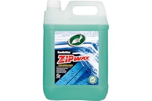 Turtle Wax Zip Wax Super Concentrated Car Wash & Wax – 5 Litre Fast, Effective Cleaning – Brilliant Shine Every Time