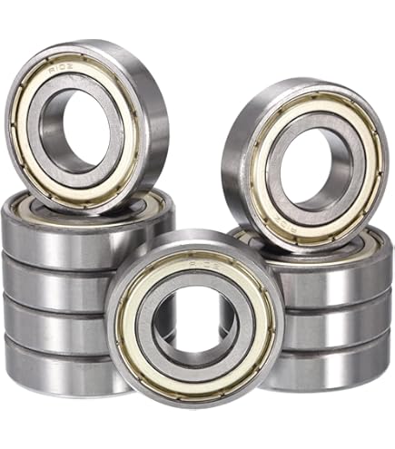 SOURCING MAP U625ZZ Roulements Billes Rainure U Guide Poulie Rail 5x20x7mm Double Blindé Métal