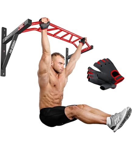 Barre De Traction Murale Multi-poignées VirtuFit - Charge Max 180 Kg, Dimensions 118x46x15 Cm, Acier Robuste