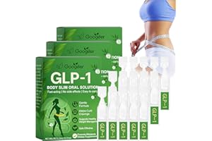 ZAVONIRAE GLP-1 Oral Solution,GLP-1 Weight less Liquid Drops, GLP-1 Peptide Complex Serum, Natural Plant Extract, for Weight Management and Skin Firming, 15pcs
