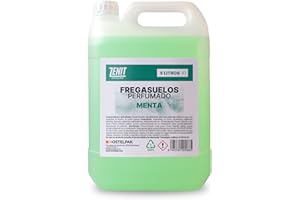 Hostelpak | 5L - Fregasuelos perfumado Menta Menta Fregasuelos profesional, Para todo tipo de suelos, Aroma agradable y duradera
