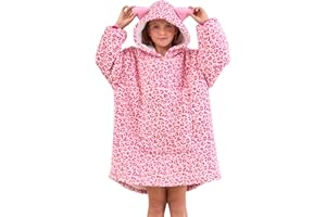 Ceruwum Unicorn Hoodies for Girls, Unicorn Hooded Sweatshirt, Oversized Hoodie Blanket for Kids
