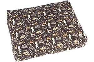 Molly Mutt Large Indoor/Outdoor Dog Duvet Cover - Gorgeous Beasts - Measures 36’’x45’’x5’’ - 100% Cotton - Durable - Breathable - Sustainable - Machine Washable Dog Bed Cover - Pre-Shrunk