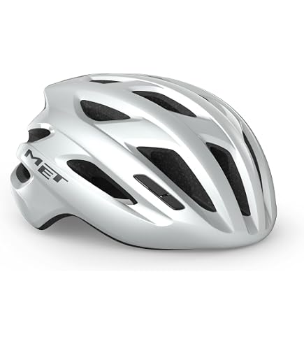 MET Miles Fahrradhelm Weiß – Größe S/M (52-58 Cm), Mit MIPS-C2, 17 Belüftungsöffnungen, Verstellbar