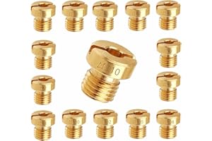 BSDYCL Carburatore Main Jet di ricambio, 15 Pezzi getti carburatore dellorto, kit di getti principali M6 (75-110) per carburatore DellOrto PHBG PHBH PHBL FRD PHF VHB VHSH iniettore ugello