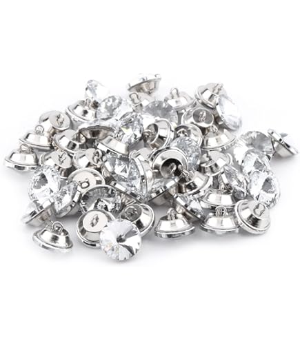 Mgoodoo - Set di 10 bottoni per tappezzeria, per divano, testiera da cucire, 30 mm di diametro