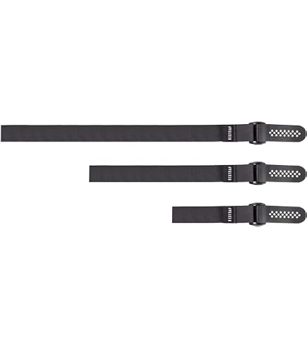 RESTRAP Fast Strap - Cinghia Da Bicicletta Universale, 25 Cm, Nera, In Hypalon, Prodotta Nel Regno Unito