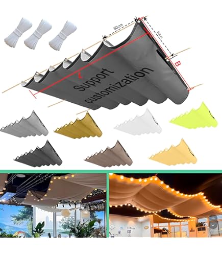 Amazon.de: Floracord Sonnensegel Bausatz Universal 270 x 140 cm Uni, wei,  04-77-03-10P