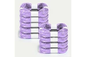 ALETO 9er-Pack Nachfüllpackung Nachfüllfolienringe Nachfüllbeutel kompatibel Nachfüllkasse für Windeleimer & Katzenstreu Eimer