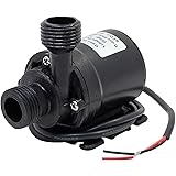 HSEAMALL Pompa ad acqua sommergibile Brushless DC 12V Pompa anfibio 800L / H 5M per stagno Acquario Serbatoio di pesci Solare