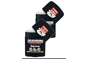 Cinq sur Cinq - Cinq sur Cinq Tropic Stick -l Stick de protection anti-moustiques pour zones tropicales, protection durant 8 heures - Lot de 2 Sticks de 20ml