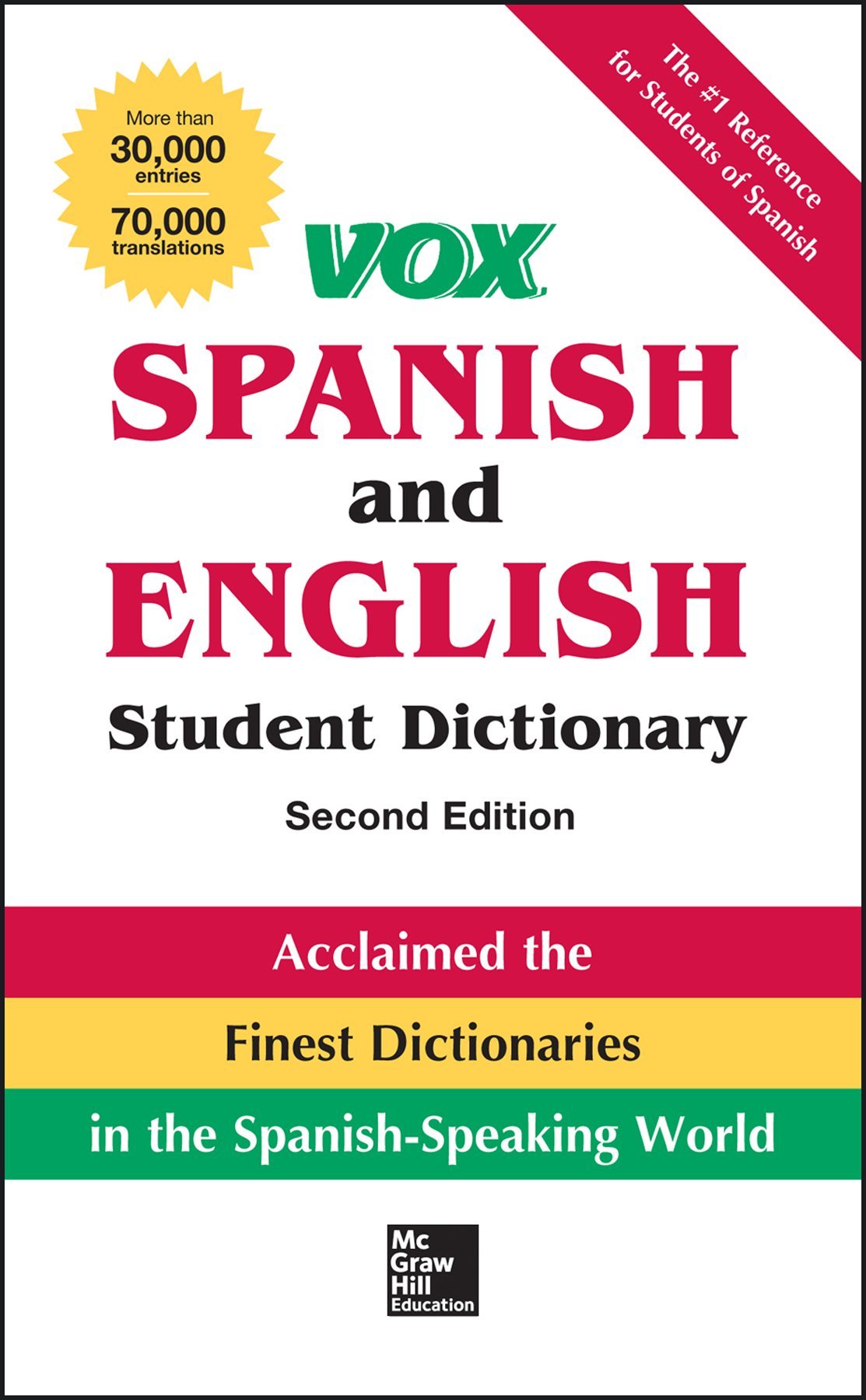 Vox Spanish and English Student Dictionary [Idioma Inglés]