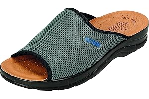 Fly Flot Men's Fashion Sandals Grey charcoal