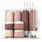 Zencantorous 13 Pieces Silicone Travel Bottles, Refillable Travel Bottles | Leak Proof Silicone Travel Bottles with Clear Bag