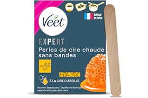 Veet - Perles de Cire Chaude à la Cire d'Abeille, pour Appareil Electrique Epilation - 230 g