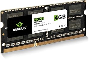 MABUS - Memoria RAM DDR3 4GB 1600MHz SODIMM para Portátil (PC3-12800)