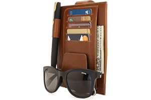 Londo Aletta Parasole Organizer per Auto visiera in pelle