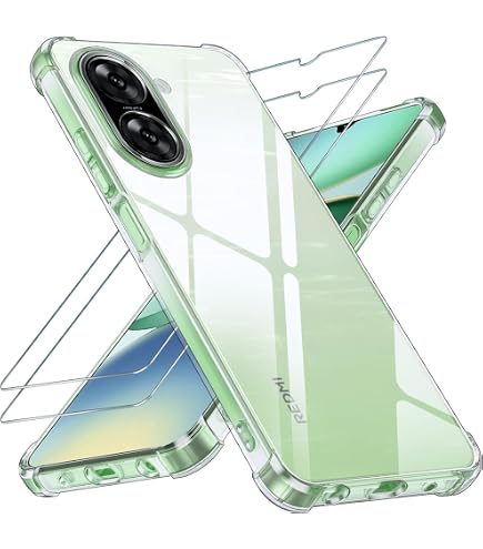 HAOTIAN Cover per Xiaomi Redmi 9AT / Redmi 9A Coque, Custodia in TPU Gradient Color Case Cover, [Angoli rinforzati] Custodia di protezione trasparente antiurto morbida TPU Silicone Bumper (Rosa/Verde
