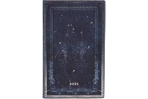 Paperblanks Agenda de 12 meses Flexi 2025, Mancha de tinta, diaria – Maxi (210 mm x 135 mm), italiano