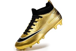 WOWEI Calzado de Fútbol Hombre Zapatillas de Fútbol para Hombre Niños Profesionales Botas de Fútbol Spike Aire Libre Atletismo Zapatos de Fútbol Tacos Fútbol Deporte