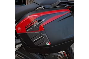 RESIN BIKE Adhésifs 3D Sacoches Latérales Compatible avec Ducati Multistrada 950