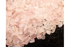 Perlin Juego de 500 piedras preciosas pequeñas, piedras curativas, sin agujeros, piedras semipreciosas, piedras preciosas (cuarzo rosa, 4 ~ 8 mm)