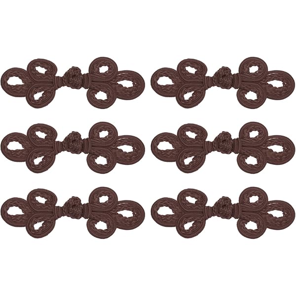 QUARKZMAN Nodi Cinesi Bottoni Da Cucire Chiusura, 10 Coppie Bottoni Da Cucire Fermagli Per DIY Cheongsam Tang Suit Mantelli Abiti Da Sposa (Bianco