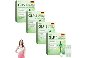 DITU HHVB GLP-1 SECHS IN EINEM Gesundheitslósung,flüssig zum Einnehmen, HHVB GLP-1 SIX IN-ONE Health Solution Oral Liquid, GLP-1 Orale Flüssigkeit, Natürliche pflanzlichen Extrakten (4box)