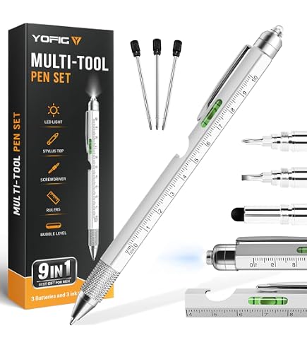 Penna a sfera magnetica, gadget per adulti e adolescenti, penna Fidget Pen, divertente e multifunzionale, colore argento