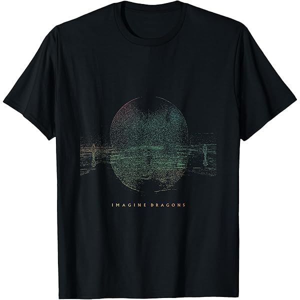 Official Imagine Dragons Exclusive Japanese Collage Black T