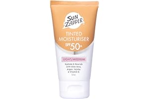 Getönte Feuchtigkeitscreme SPF 50 Gesichtsfeuchtigkeitscreme mit getöntem Sonnenschutz für das Gesicht - Sun Zapper Light/Medium BB Cream (Leicht/Mittel)