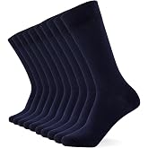 FM London Pack de 10 Calcetines Algod&oacute;n de Vestir para Hombre, Elegantes