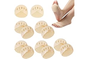 ZHIHUITL Cuscinetti Metatarsali, 6 Paia Imbottiture per Avampiede da Donna,Cuscinetti per Piedi in Tessuto a Nido D'ape,per Avampiede Cuscinetti per Donne e Uomini Sollievo dal Dolore