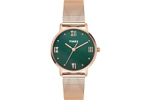 TIMEX Analog Watch for Women with Round Dial & Water Resistant Women's Wrist Watches