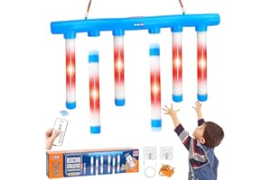 PIPIHOME Catching Sticks Game, Drop Sticks Reaction Game, Hand Speed Challenge Drop It Catch It Win It Game, Reflex Glow in The Dark Falling Sticks Toys for Kids and Adults, Hand-Eye Coordination Gifts