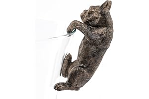 Pot Buddies Handmade French Bulldog Figure Plant Pot Hanger Decorative Hanging Garden Ornament - Flower Planter Figurine