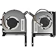 LPUK CPU and GPU Cooling Fan Replacement for Asus FA506IH/II, FA566II, FA706IH/II, FX505, FX506, FX566LH/LI, FX705, FX705DT, FX706, FX766LI, PX505GD/GE, PX705GD p/n: 13NR00S0M09011, 13NR00S0M10011