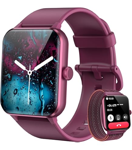 Montre Connectée Asmoda 1.47" Écran HD - 130+ Sports - IP69 Étanche - Cardio/Sommeil - Pour Android IOS
