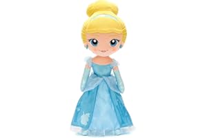Disney Store Poupée de Chiffon Cendrillon, 37 cm, Peluche câlin Personnage avec Robe Iconique, détails brodés et Toucher Doux