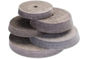 TronicXL Premium Disque de polissage en feutre 200 x 25 x 14 mm Disque de polissage droit pour ponceuse à couteaux professionnelle