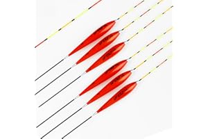 Hezhou 3 Stücke Angelposen Set Schwimmer Posen Angeln Set Fertigangel Set Fertigangelset 3 Verschiedene Angelsets komplett montiert Posenset Pose Angelposen Nachtangeln